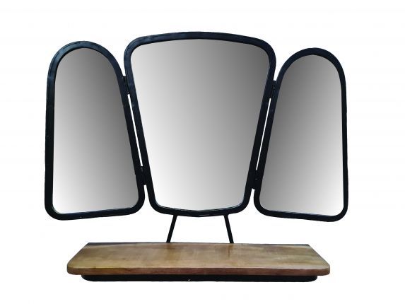 Spiegel Brix Mari Inclusief Wandplank| 64x80x15 cm | Leverbaar Vanaf Week 33