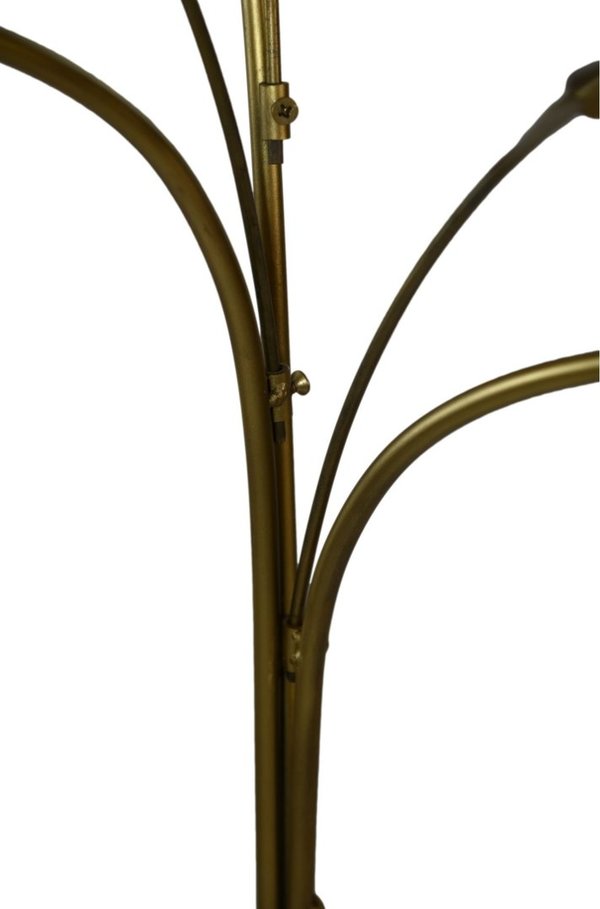 Vloerlamp Palmboom  60x75x150 cm|  Goud Metaal