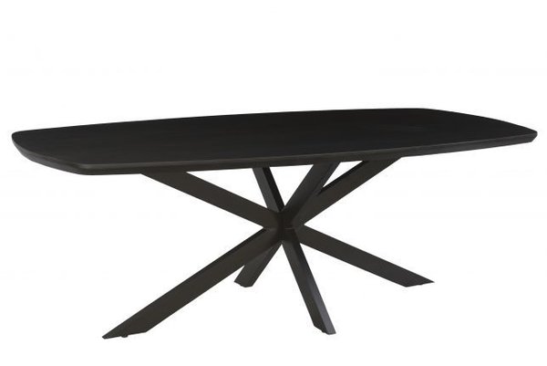 Eettafel Jesper Black 230x105 cm | Deens Ovaal