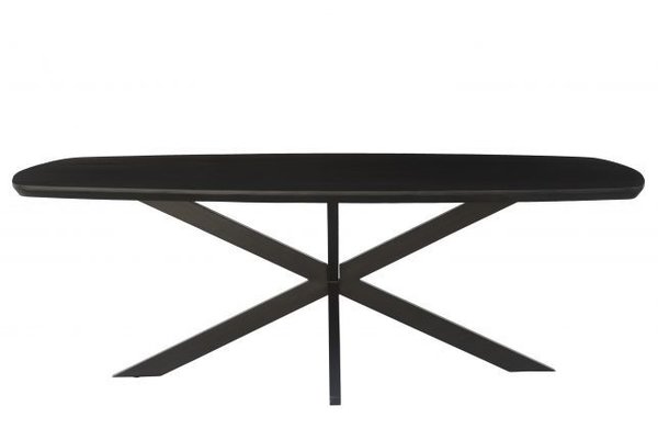 Eettafel Jesper Black 230x105 cm | Deens Ovaal