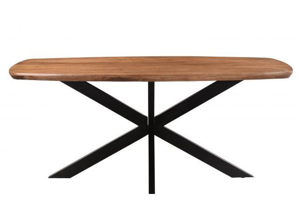 Eettafel Jesper Mangohout 230x105 cm | Deens Ovaal| Leverbaar Vanaf Week 50