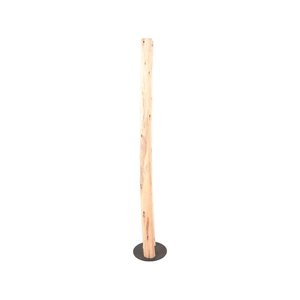Vloerlamp Woody 25x25x150 cm Naturel Hout | Zwart Metaal