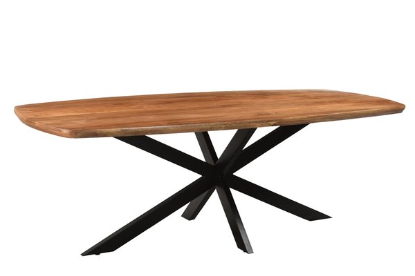 Eettafel Jesper Mangohout 210 cm | Deens Ovaal | Leverbaar Vanaf Week 8