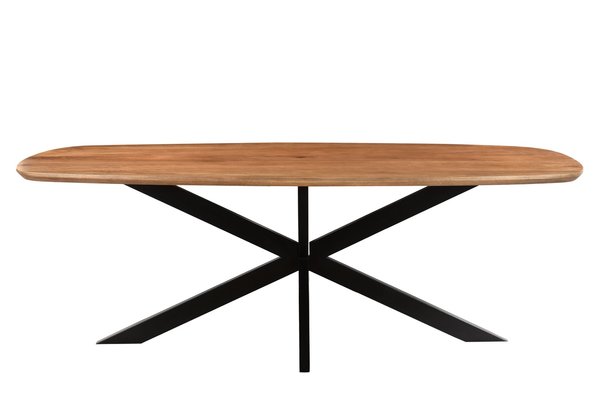 Eettafel Jesper Mangohout 210 cm | Deens Ovaal | Leverbaar Vanaf Week 8