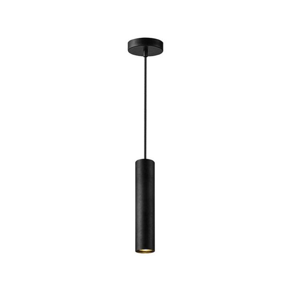 Hanglamp Ferroli 1-lichts 10x10x150 cm Zwart Metaal | Incl. LED