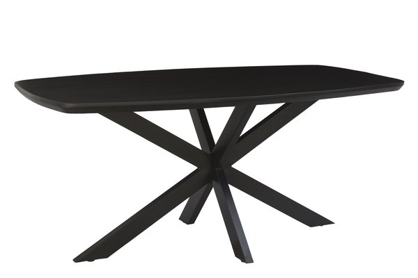Eettafel Jesper Black 210 cm | Deens Ovaal | Leverbaar Vanaf Week 10